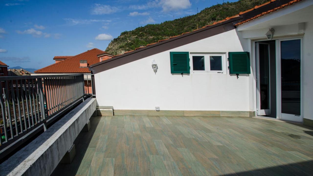 东塞斯特里009 - Attico Sant'Anna Vista Mare 150M Dalla Spiaggia Con Terrazza Privata公寓 外观 照片